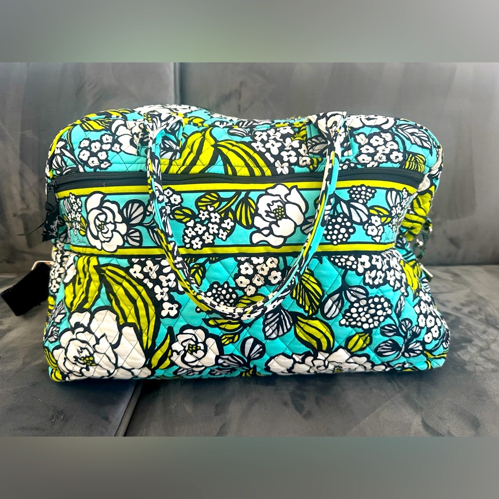 Vera Bradley Large Weekender Tote with Adjustable Shoulder Strap